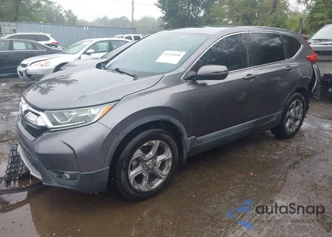 2018 Honda Cr-V Ex-L/Ex-L Navi from USA, damaged, VIN 7FARW1H85JE016952